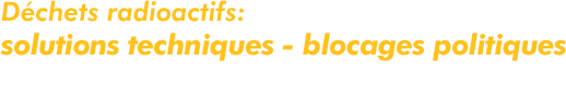 Déchets radioactifs